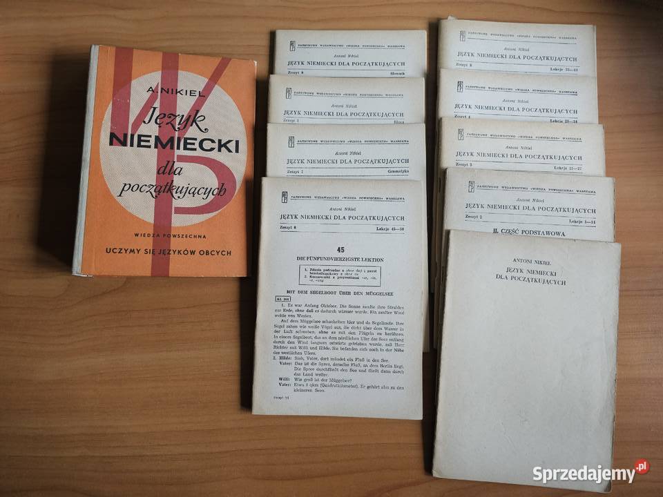 Język niemiecki początkujących Antoni Nikiel małopolskie Oświęcim sprzedam