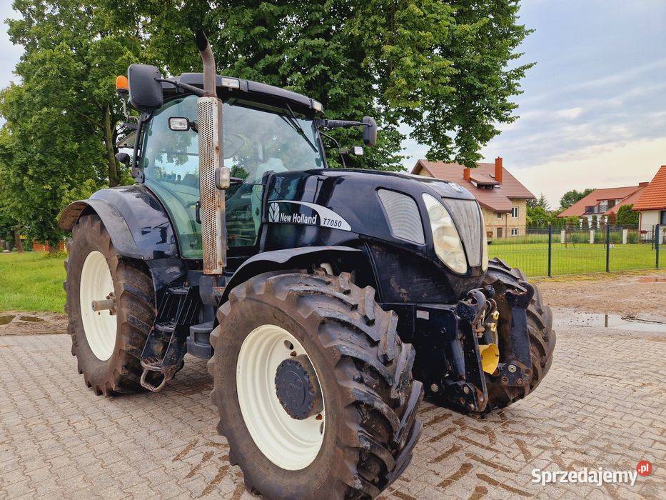 Holland T7050 Tuz Wom Pneumatyka 50 isobus LS Dobrzyniewo Duże