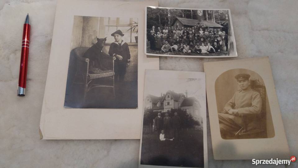 Niemieckie fotografie przedwojenne Antyki, Sztuka, Kolekcje łódzkie Sieradz