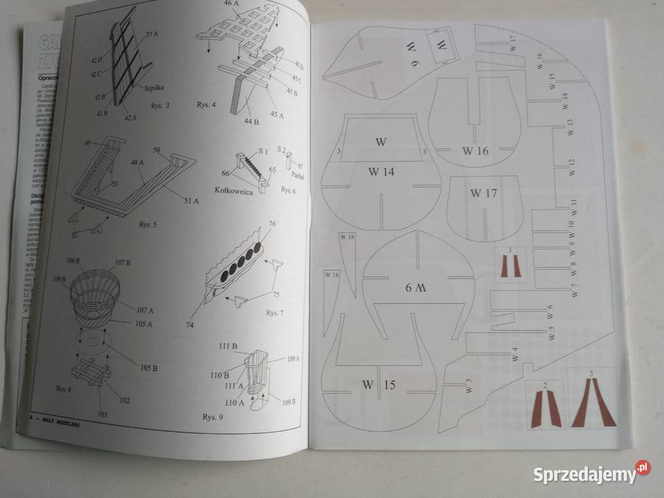 Mały Modelarz 122000 Galeon Zygmunta Augusta śląskie Dąbrowa Górnicza