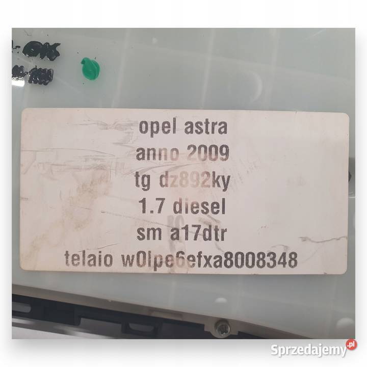 LICZNIK ZEGARY Opel Astra J 17 20 CDTI Diesel sprzedam