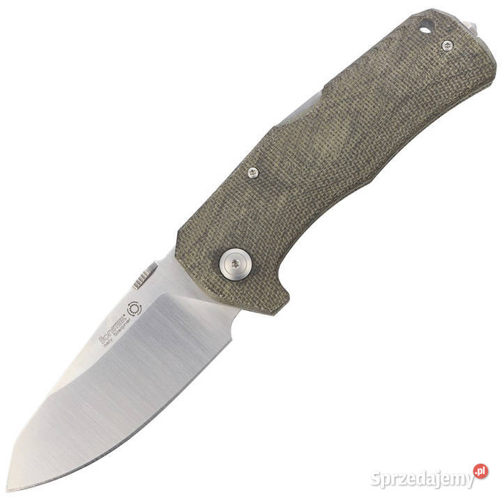 Nóż składany LionSteel TM1 Green Canvas Micarta Warszawa