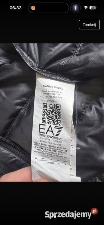 Kurtka Emporio Armani Kaptur Puławy
