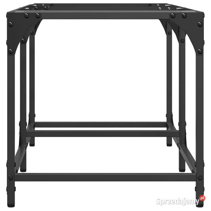 Stolik kawowy ze szklanym blatem 785x40x40 stal mazowieckie