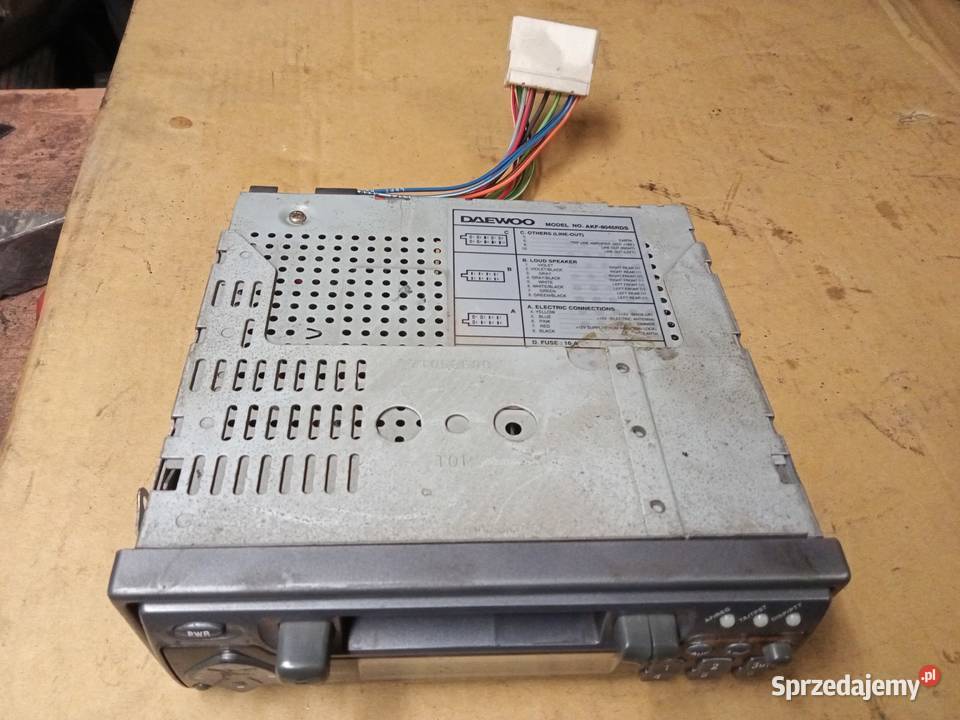 Radio samochodowe Daewoo kaseta osobowe Stalowa Wola