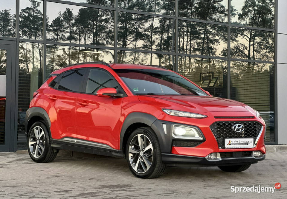 Hyundai Kona Półskóra LED Asystent Kamera Grzane ASR (kontrola trakcji) Kąty Opolskie sprzedam