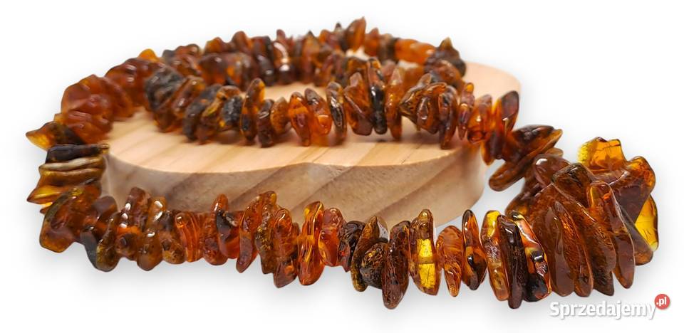 Korale z bursztynu BURSZTYN bałtycki polerowany mazowieckie Warszawa