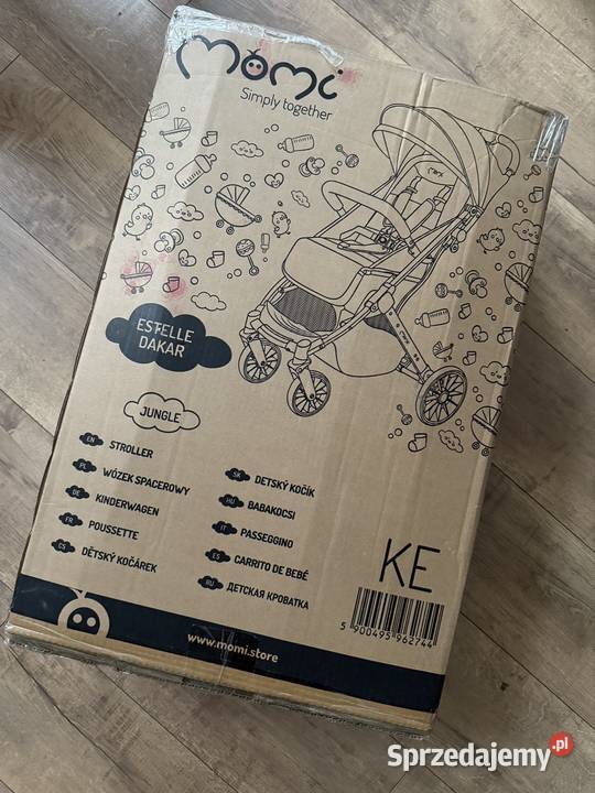 Wózek spacerowy Momi Estelle Dakar Folia przeciwdeszczowa  Spacerówki łódzkie Łódź