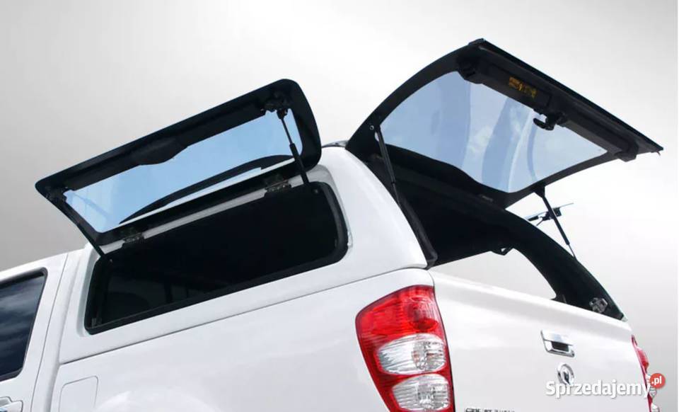 Zabudowa paki Ssangyong Grand Musso Szyby osobowe Pasłęk