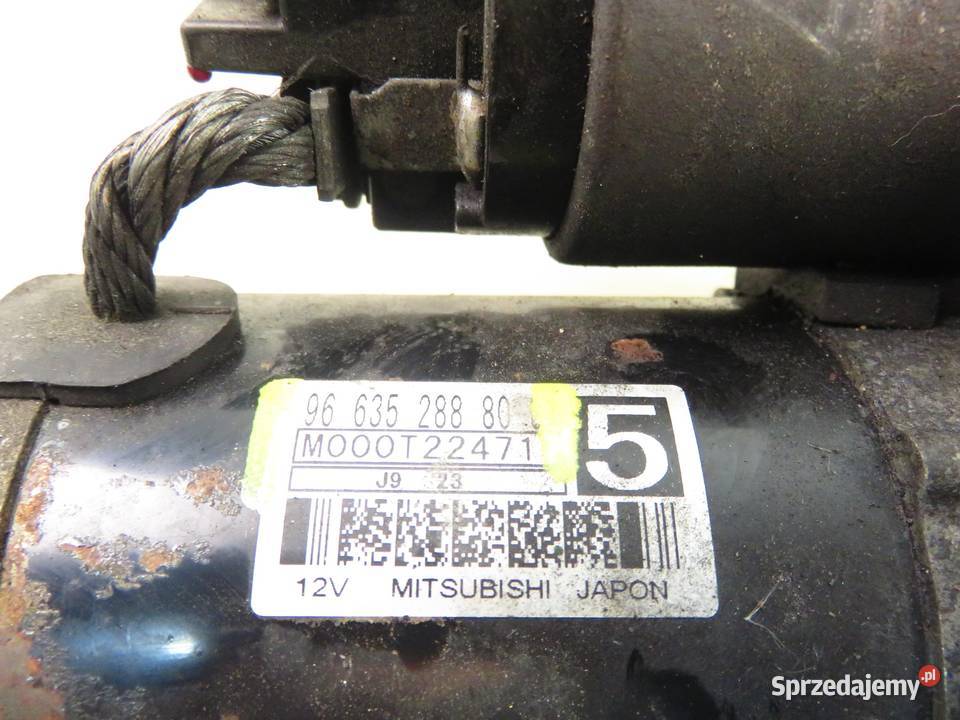 ROZRUSZNIK CITROEN C4 16 HDi 9663528880 sprzedam