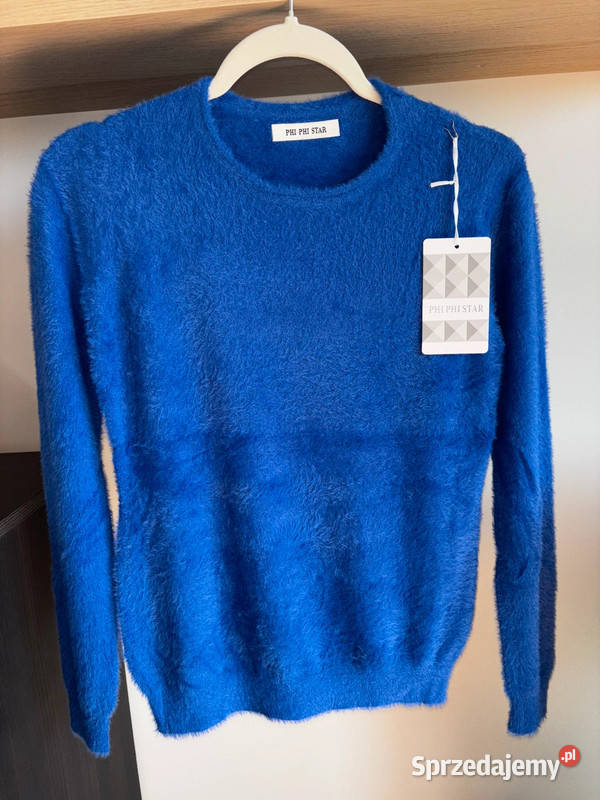 Nowy Chabrowy puszysty sweter Phi Phi Star SM Szczecin