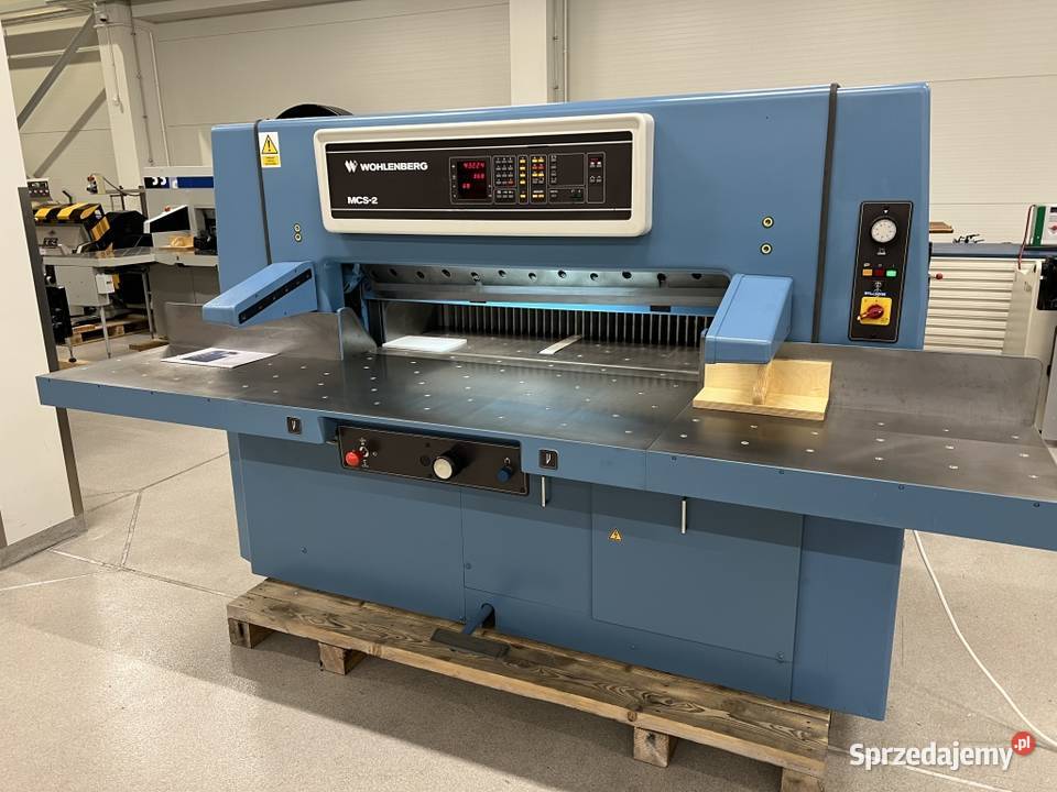 Gilotyna do cięcia papieru Wohlenberg 115 MCS2 mazowieckie Radom