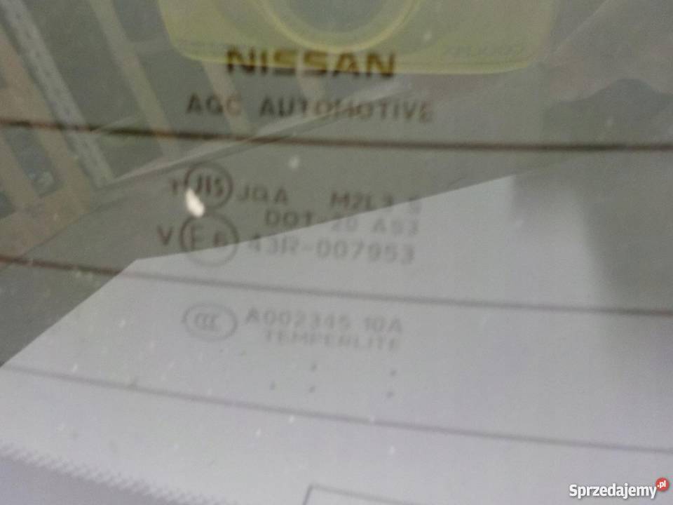 SZYBA TYŁ TYLNA NISSAN MURANO Z51 Nowy Tomyśl
