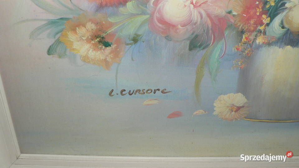 obraz kwiaty martwa natura reprodukcja 110 x 70 Radom