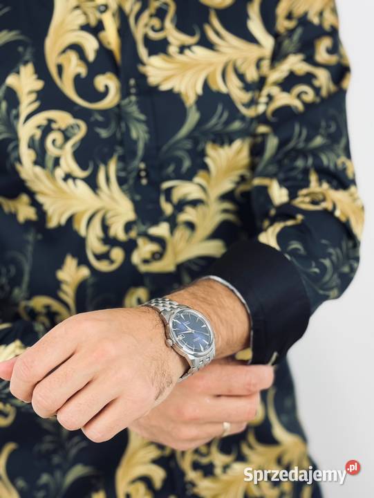 DANIEL BESSI Koszula męska fb125 czarna glamour wielkopolskie Ostrów Wielkopolski