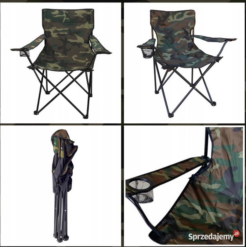 KRZESŁO SKŁADANE WĘDKARSKIE RYBACKIE FOTEL NA Choroszcz