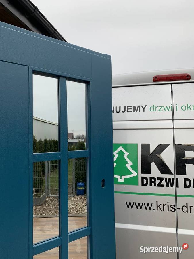 Drzwi zewnętrzne angielskie HIT ocieplane DĘBOWE Bobrowo
