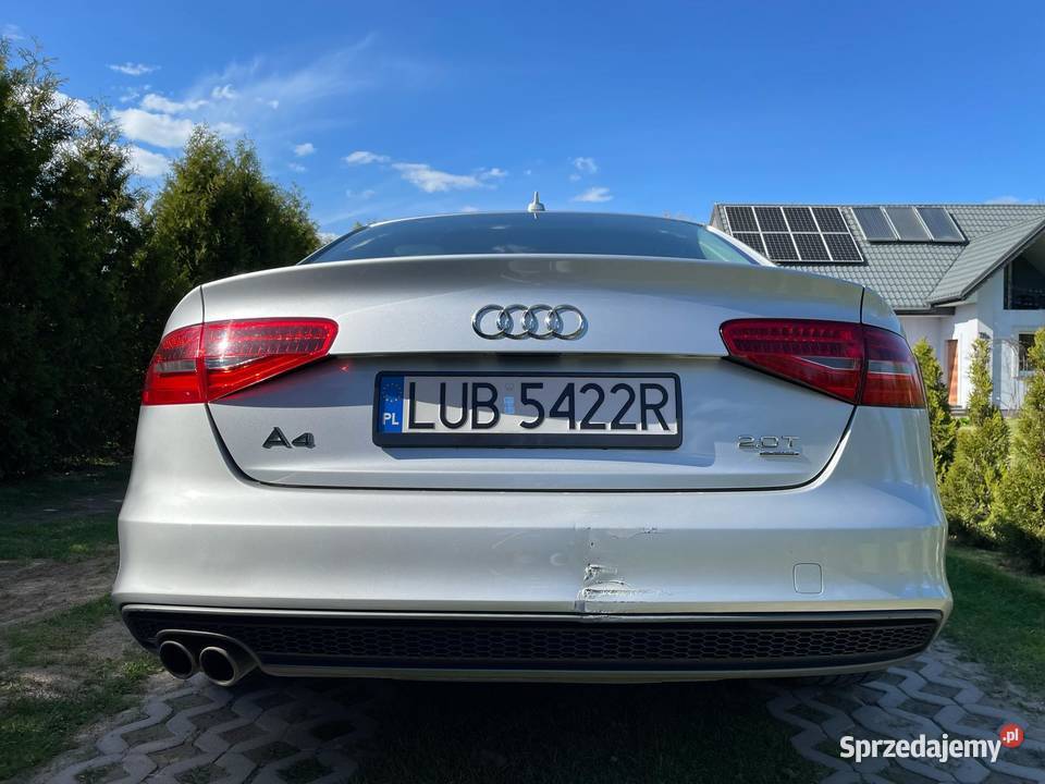 Audi a4 b8 S line 2014 20 tfsi Quatro uszkodzone Zarejestrowany w Polsce Piotrkówek