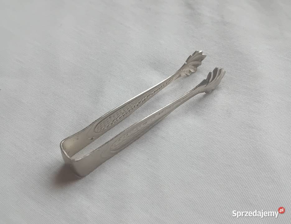 Szczypce do kostek cukrulodu stal niklowana Antyki Koźminek