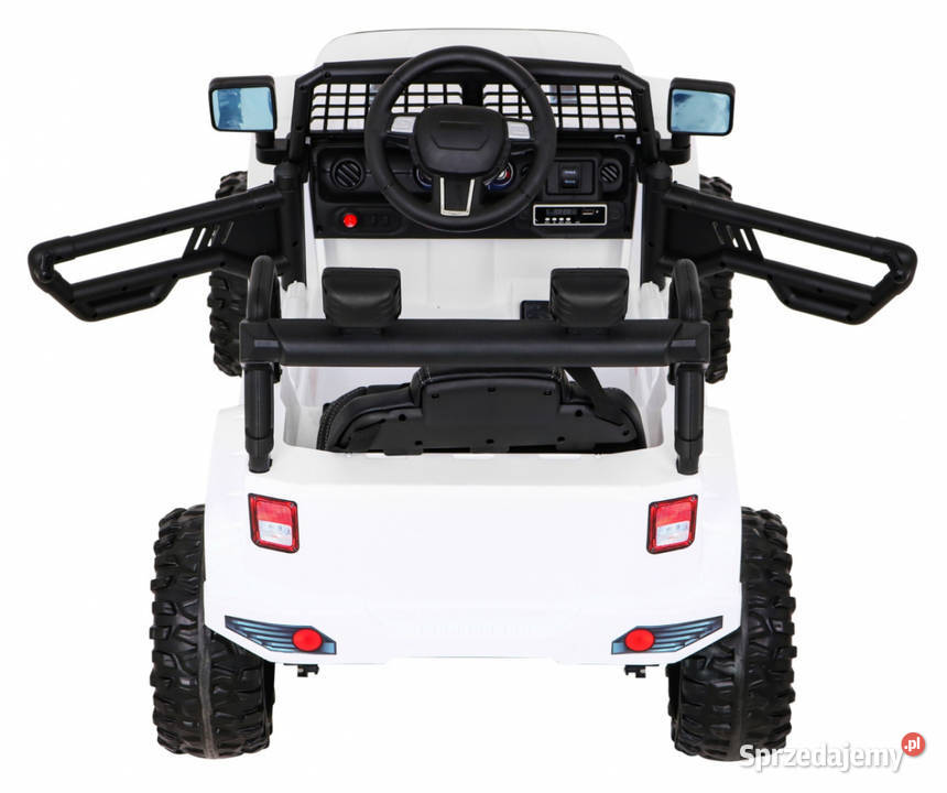 Autko Jeep Dark Night na akumulator dzieci Biały 17kg Łopuszno