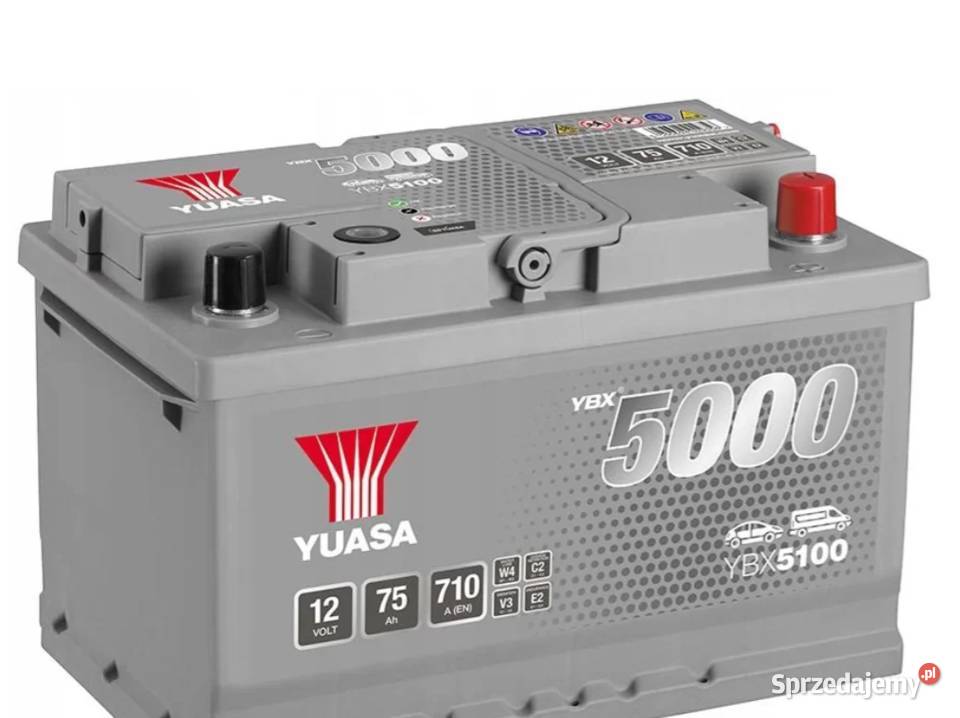 Akumulator Yuasa Silver 12V 75Ah 710A EN Prawy wielkopolskie Ostrów Wielkopolski