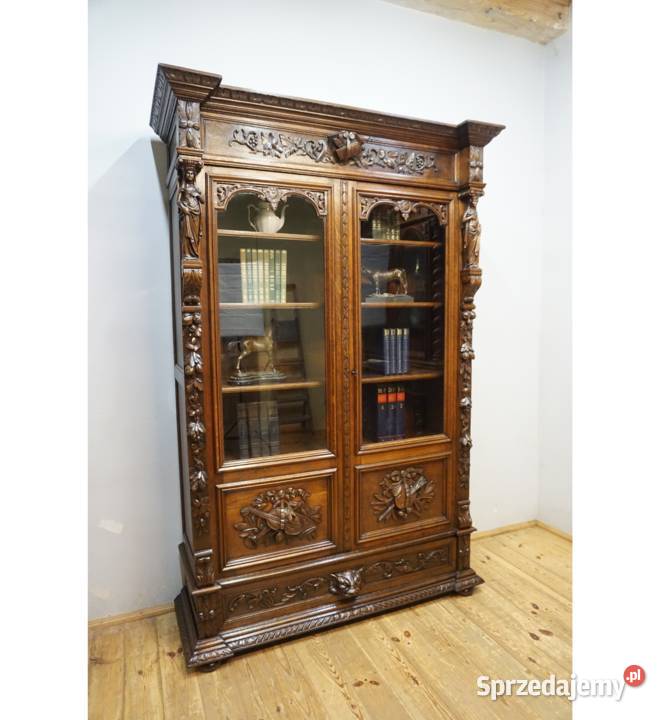 STARA FIGURALNA BIBLIOTEKA DWUDRZWIOWA BOGINIE dolnośląskie Niemcza