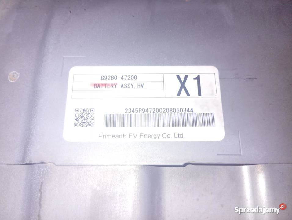 BATERIA HYBRYDA TOYOTA COROLLA E21 G928047200 18 Wrocław