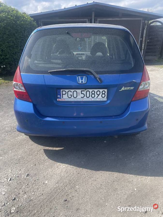 Syndyk sprzeda Honda Jazz II Rok produkcji 2007 wielkopolskie Wioska