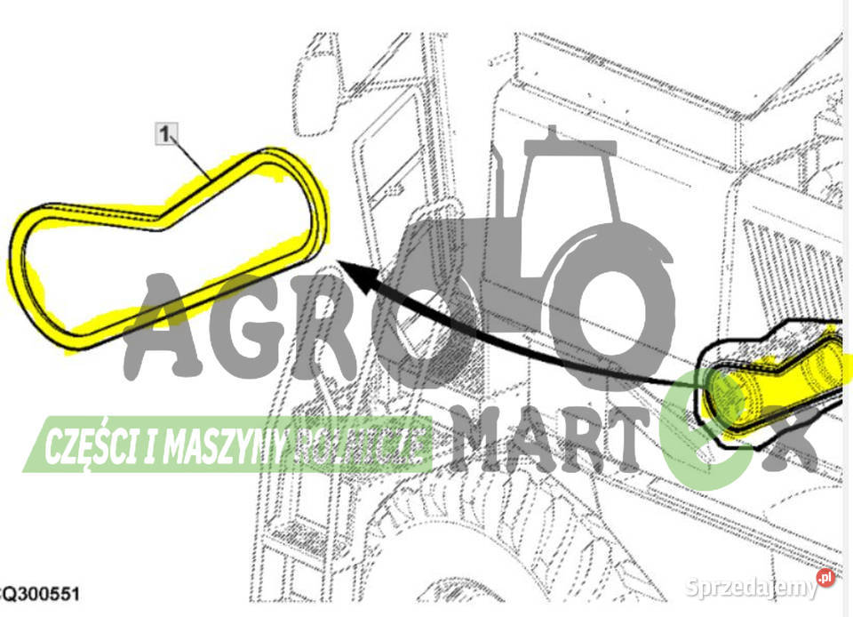 22x2232Li2290Ld C88 CQ03265 Z33368 PAS WYSYP John Deere dolnośląskie Wichrów