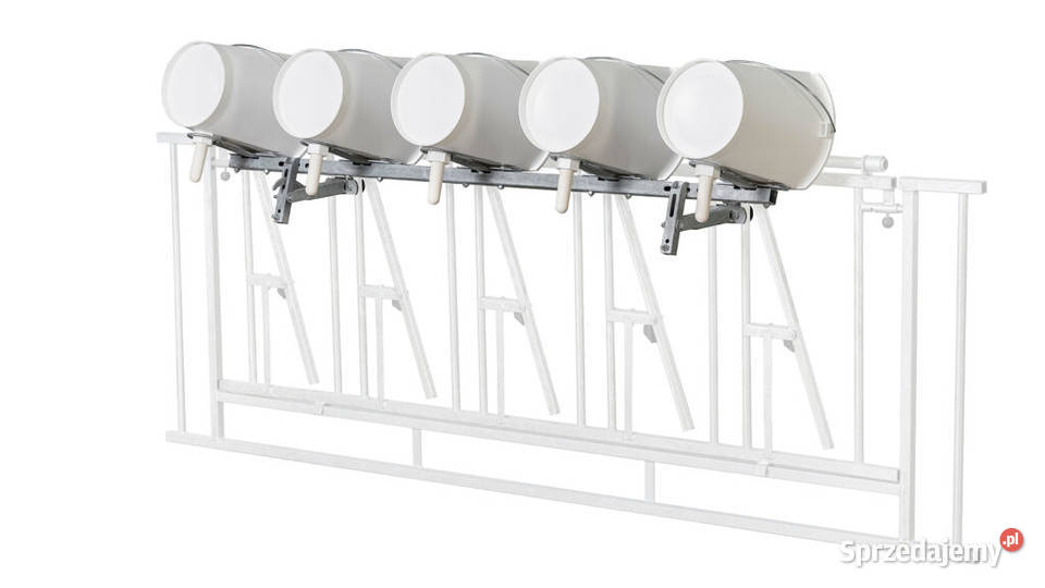 Składany uchwyt na 5 wiaderek ze smoczkiem