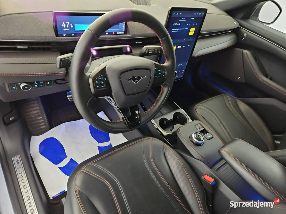 Ford Mustang MachE 98kWh AWD Z Polskiego Salonu nieuszkodzony Warszawa