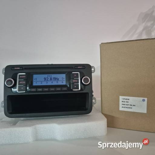 Fabrycznie NOWE Radio VW RCD210 mp3 passat b6 b7 Koszalin sprzedam