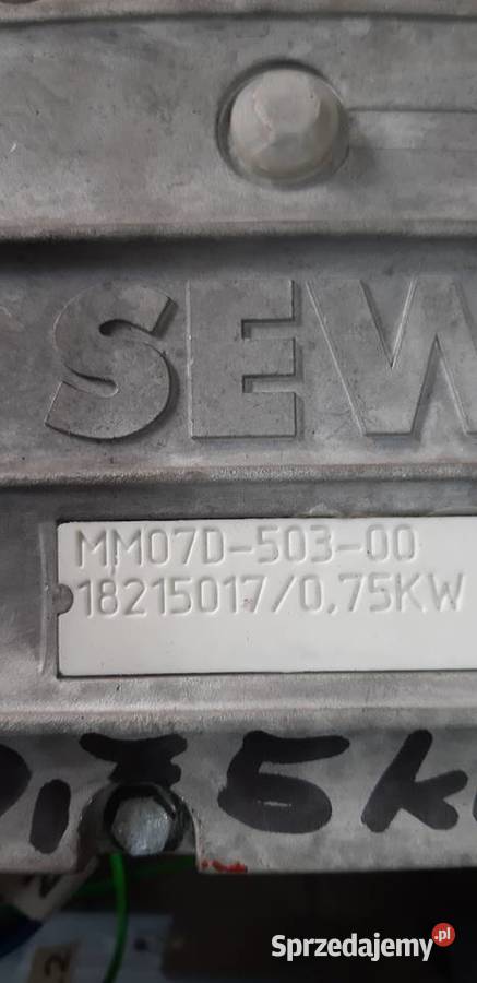 Motoreduktor 075 kW z falownikiem wielkopolskie Leszno