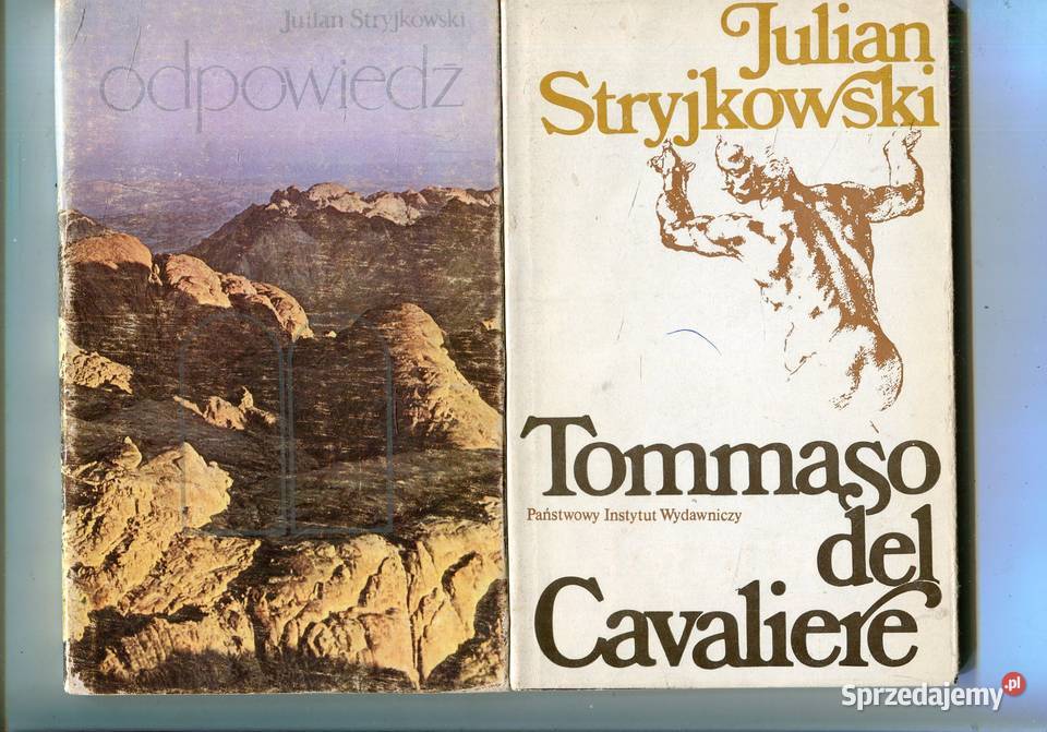 Tommaso del Cavaliere Odpowiedź Julian Rok wydania 1990 zachodniopomorskie Szczecin