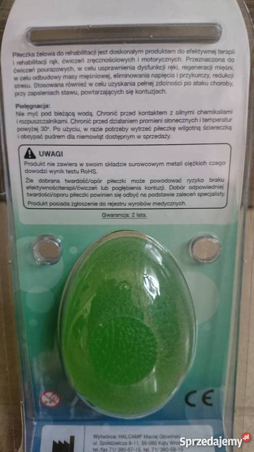 HALCAMP Piłeczka rehabilitacyjna JAJKO Kielce