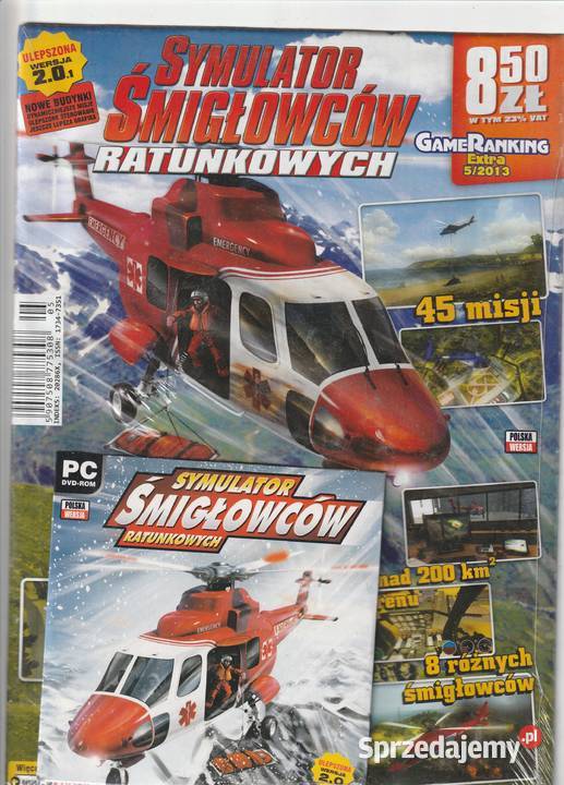 SYMULATOR ŚMIGŁOWCÓW RATUNKOWYCH PC Pruszków sprzedam