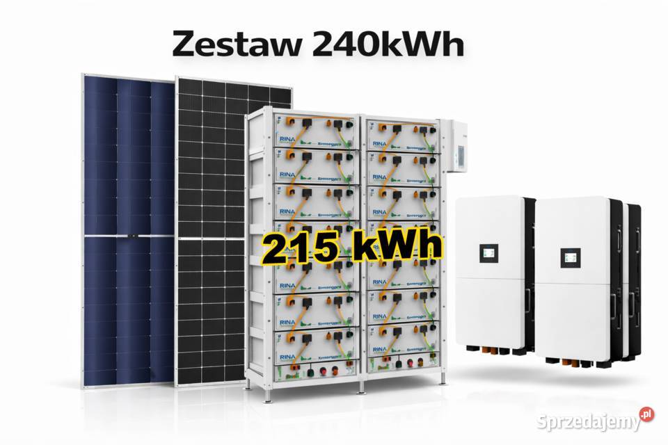 Zestaw budżetowy 240 kWh HVpanele3x inwerter3