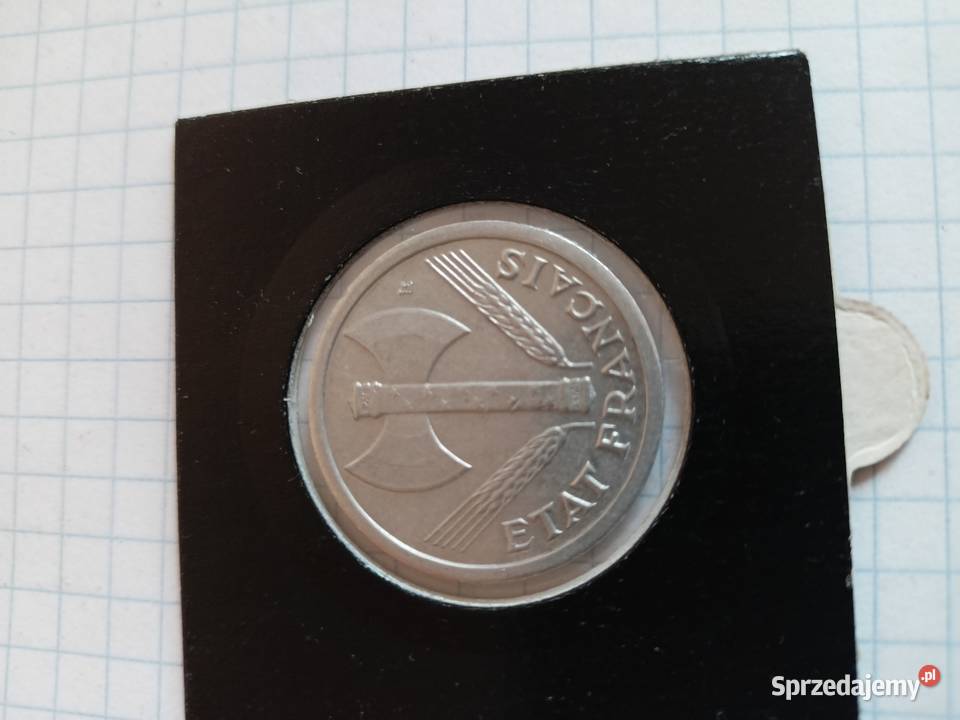 Moneta 2 franki 1943 Szczytno sprzedam