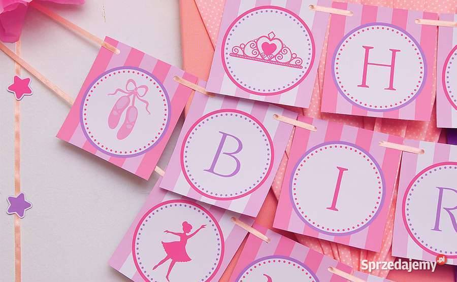 Balet Baletnica Ballerina szablony urodziny wielkopolskie Poznań sprzedam