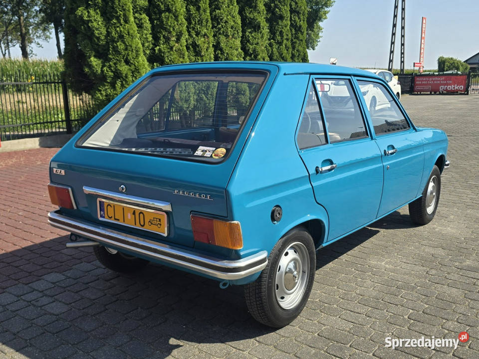 Peugeot 104 Wersja GL Pojazd Zabytkowy 1977 Włocławek