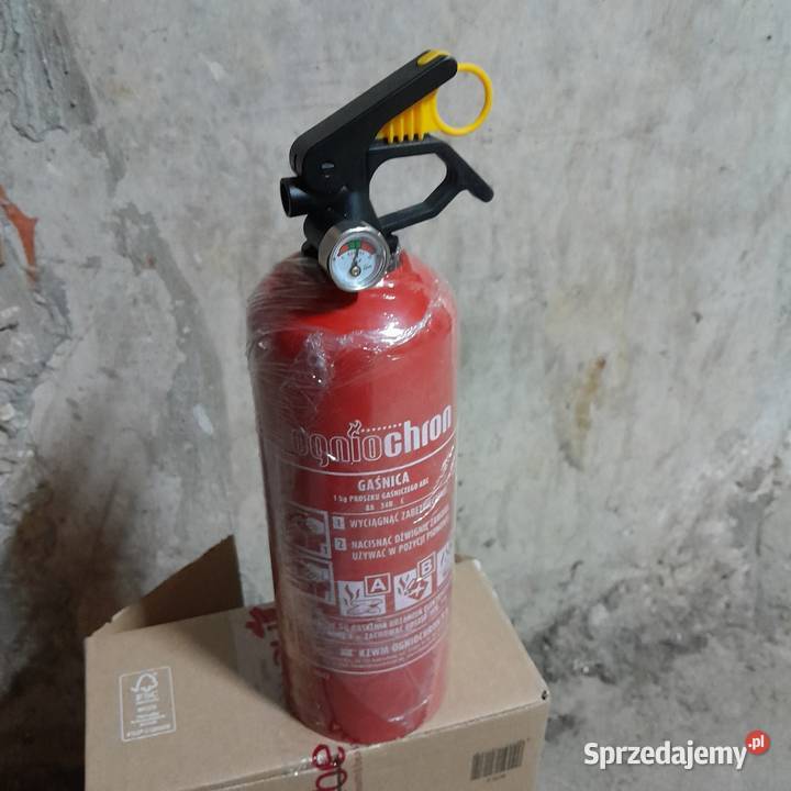 Gaśnica samochodowa ABC z manometrem Nowa Apteczki, gaśnice, trójkąty Radom