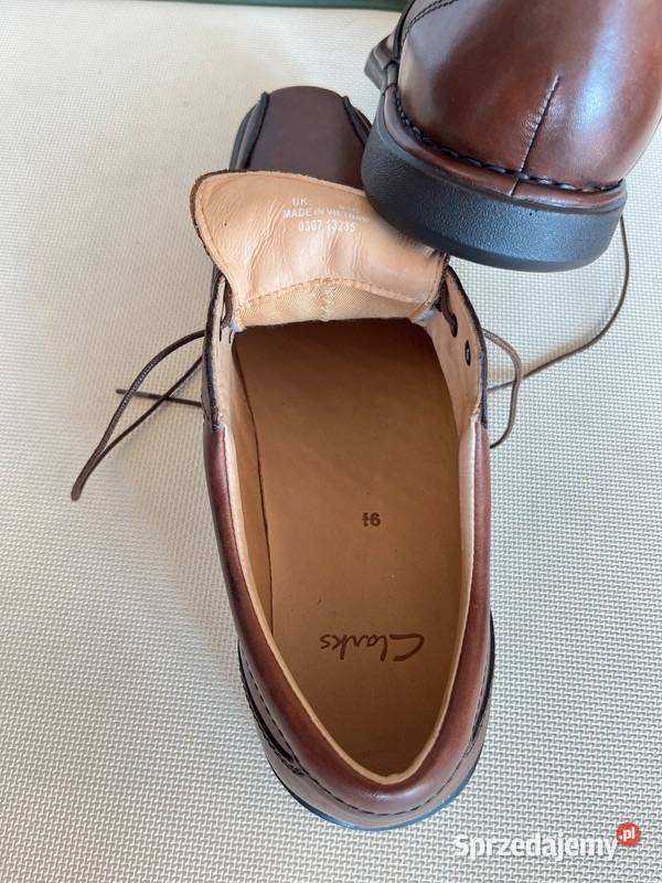 Clarks Leather derby półbuty męskie 4344 Clarks