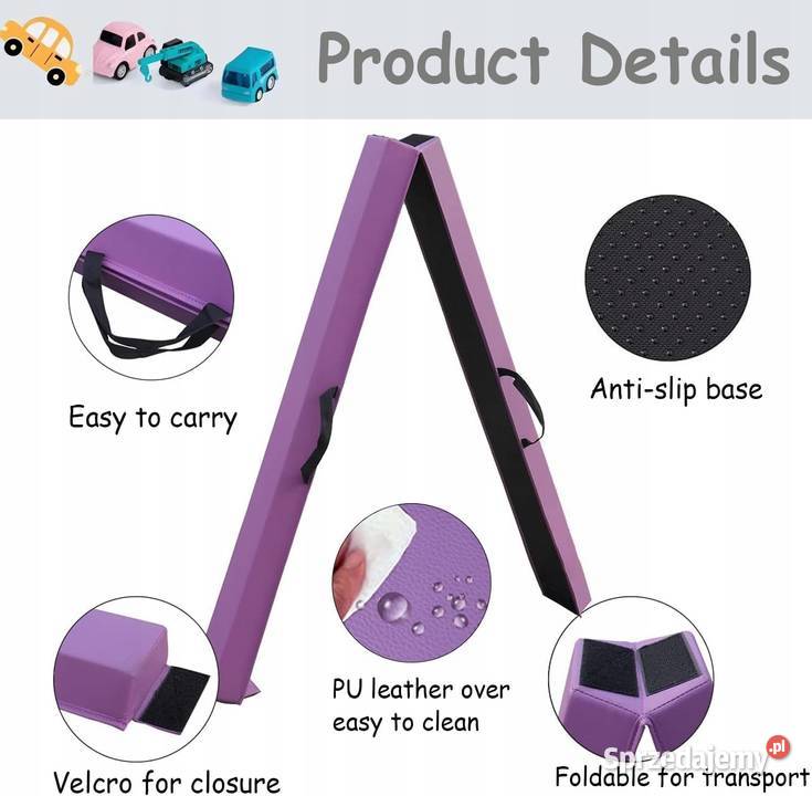 Belka gimnastyczna składana 270 balansowa Myszyniec