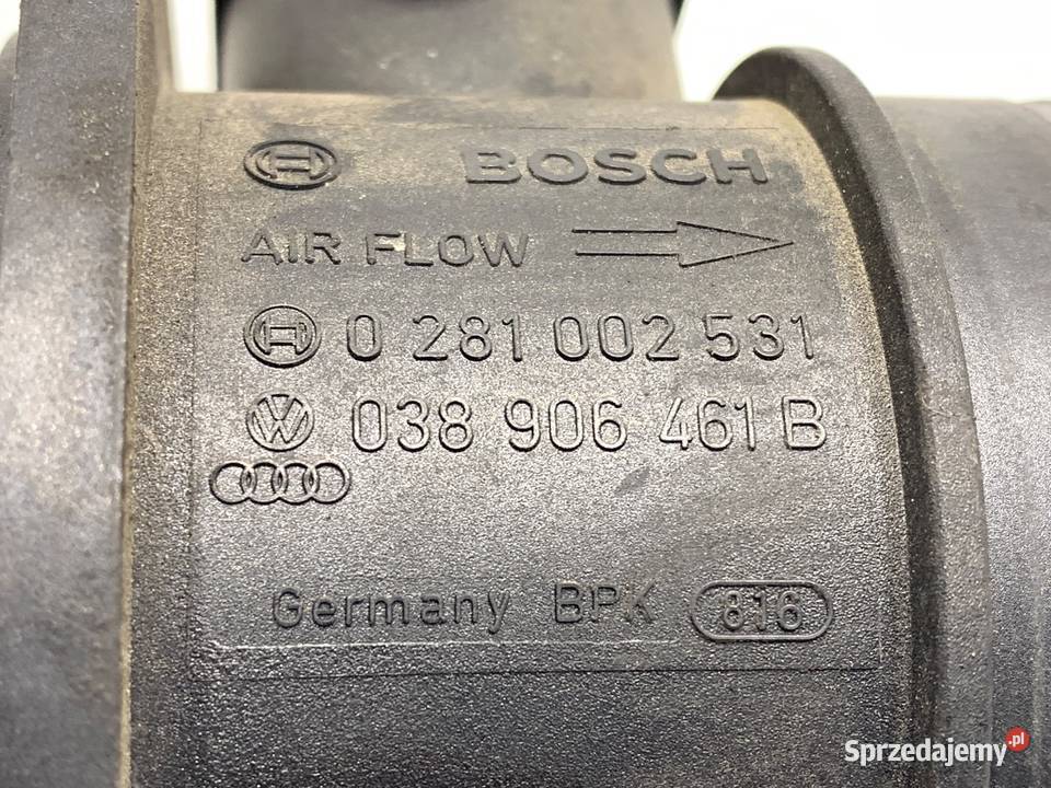 PRZEPŁYWOMIERZ VW GOLF V 038906461B 19 105 0310