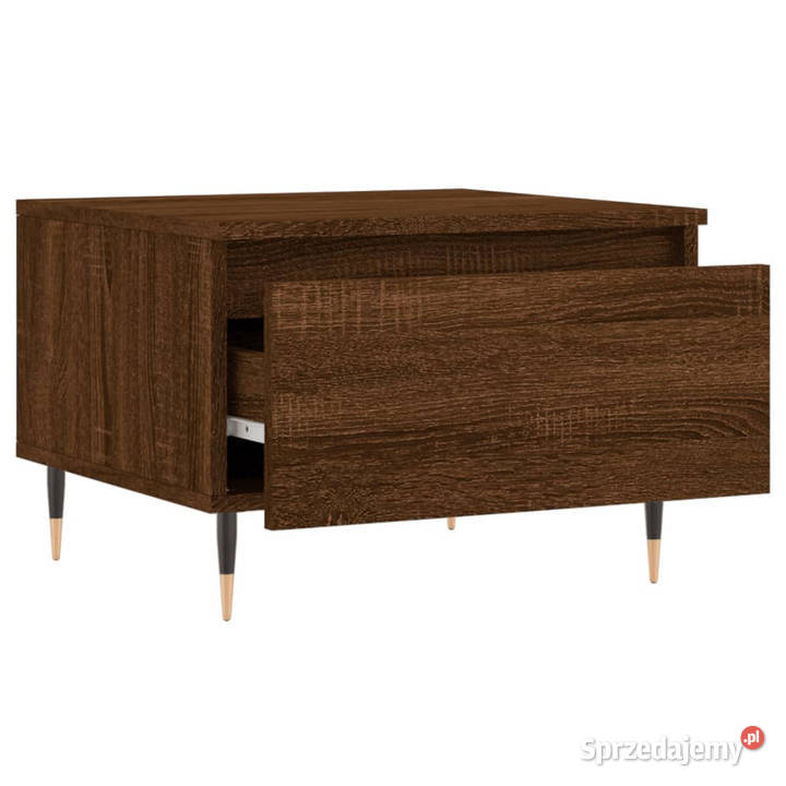 Stoliki kawowe 2 brązowy dąb 50x46x35 WM830859 mazowieckie Warszawa