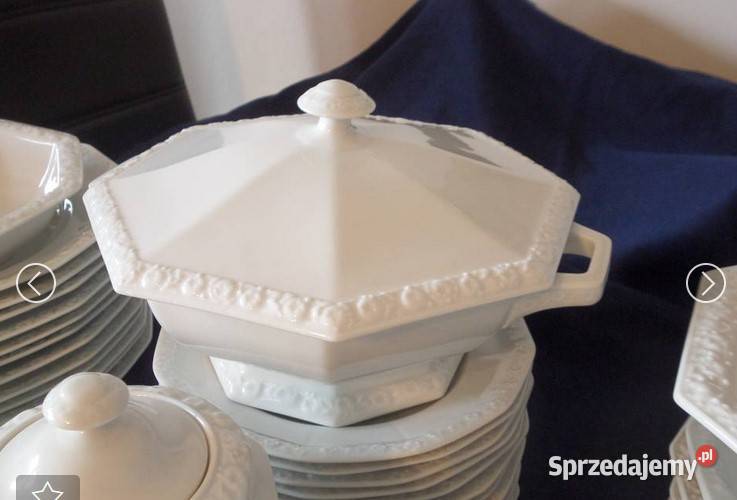 Rosenthal biala Maria serwis obiadowokawowy na biały Pasym