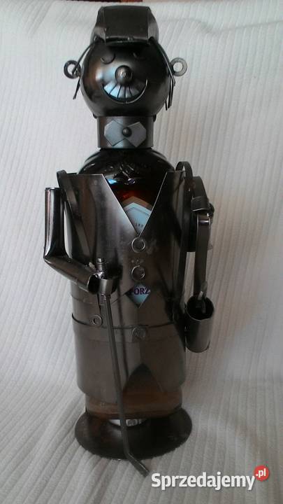 Stojak na Wino Golfista Metalowy Przybory kuchenne sprzedam