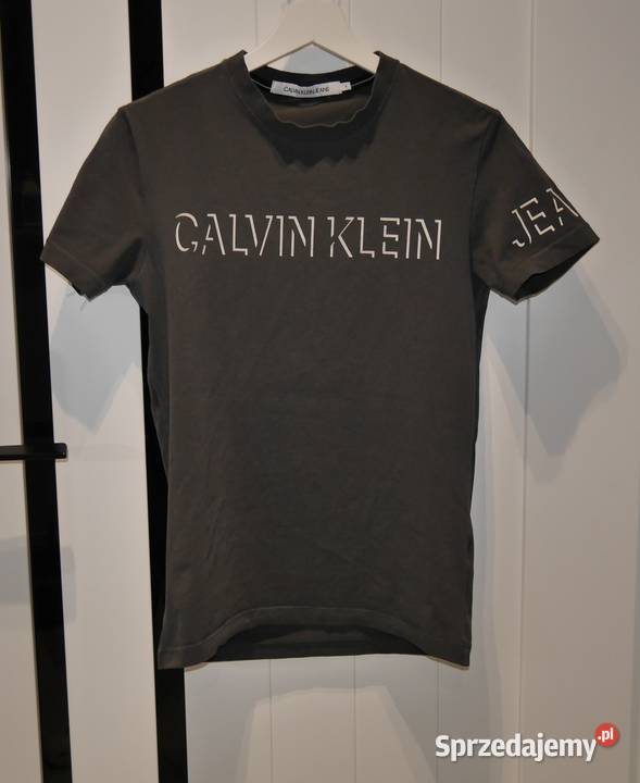Calvin Klein świetna koszulka 36 S Inny materiał Wrocław sprzedam