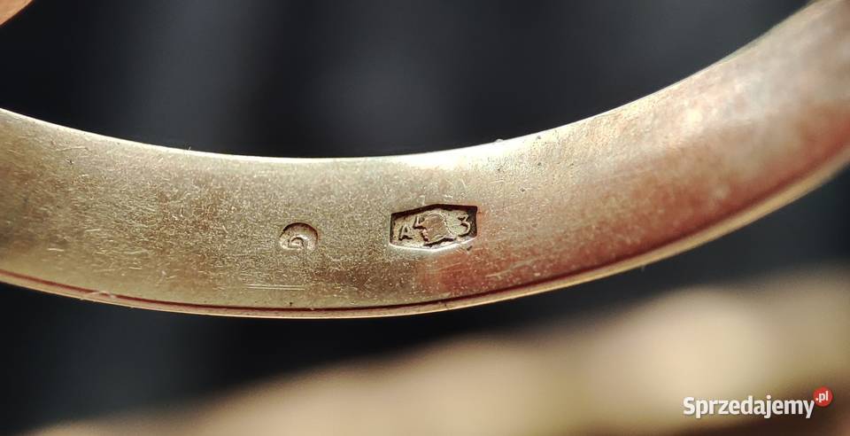 Złota obrączka próby 585 złoto Warszawa sprzedam