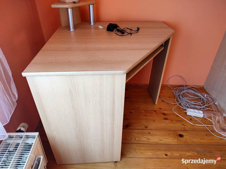 Biurko narożne z nadstawką małopolskie